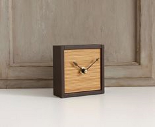 Wooden Desk Clock Office