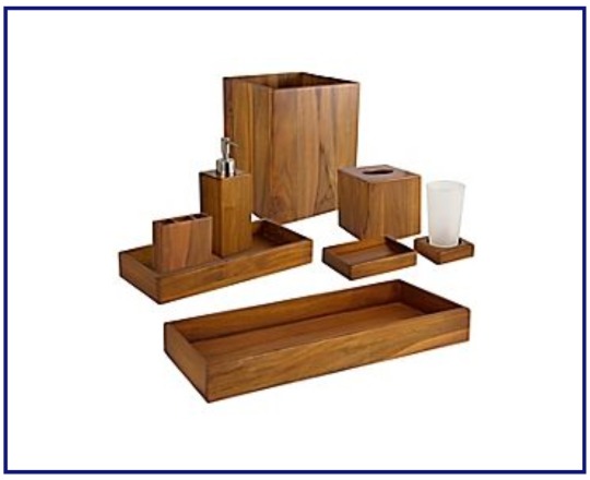 Bath accessories set